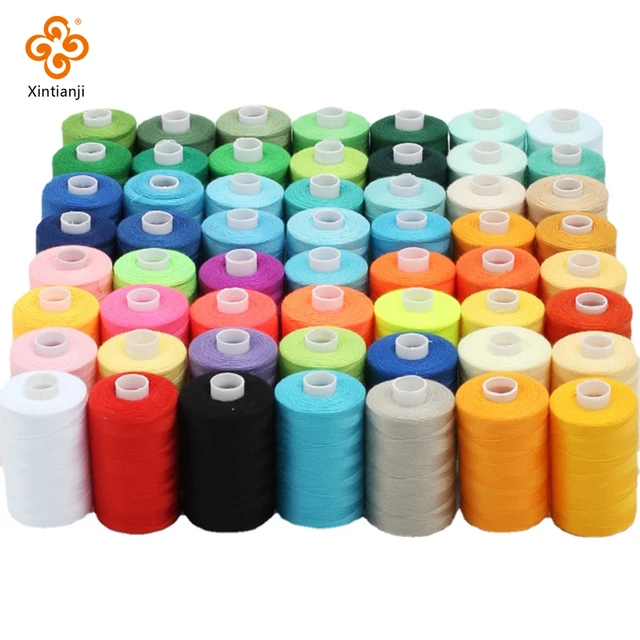 10PCS/Set Multicolor Durable Sewing Threads 402 Polyester Thread for  Clothes DIY Patching,Patchwork Sewing Supplies