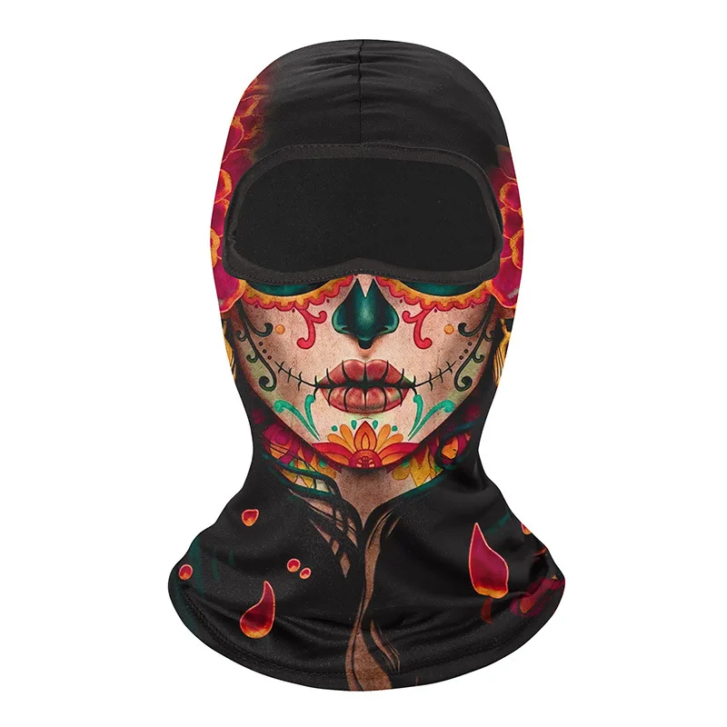 Dry Quick Balaclava Novelty Men's Full Face Shield Cover Elastic Cycling Hood Cap Women Ski Mask Windproof Neck Warmer Headgear
