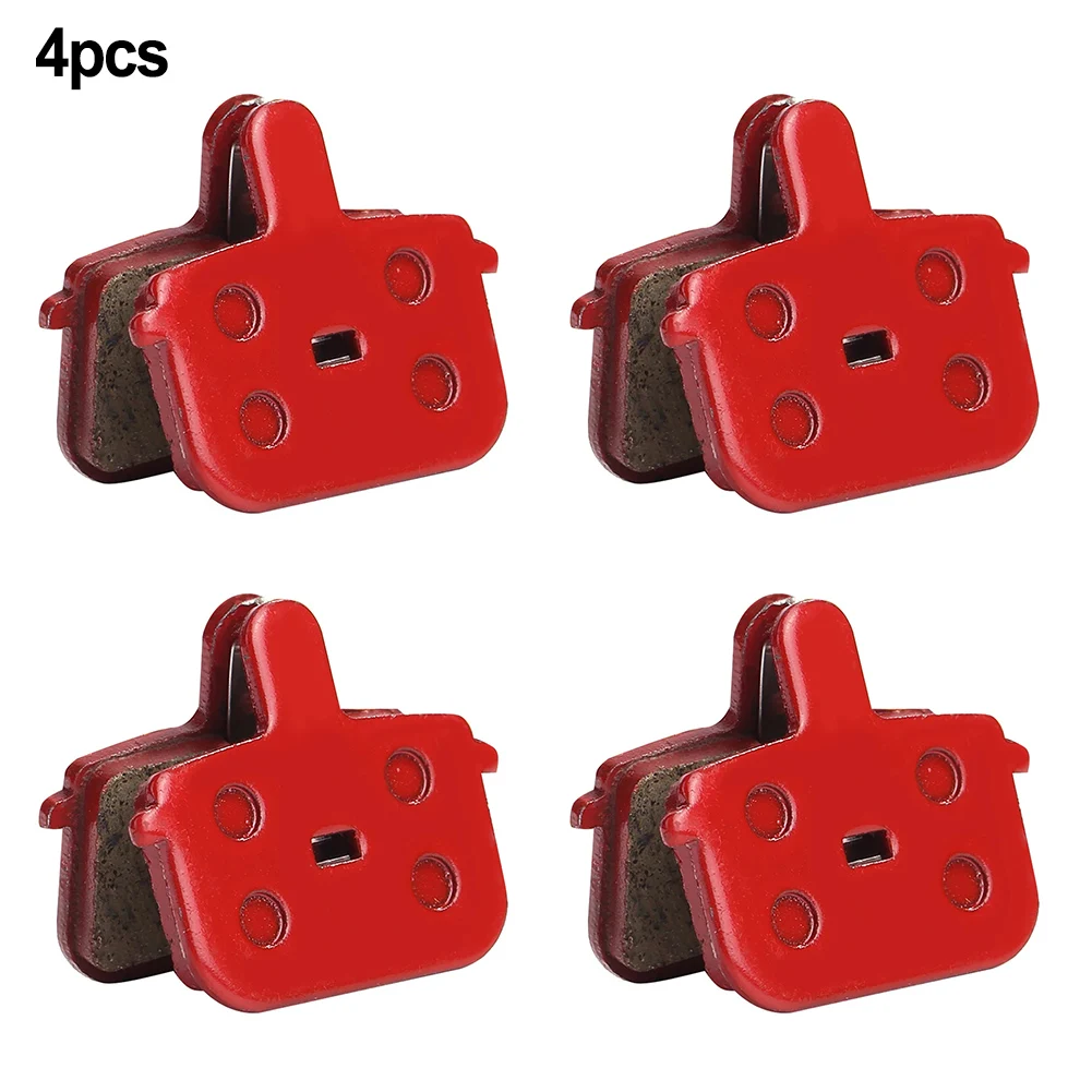 4PCS Semi-Metallic Disc Brake Pads for Mountain Bikes Engineered for Responsive Modulation and Consistent Performance Over Time