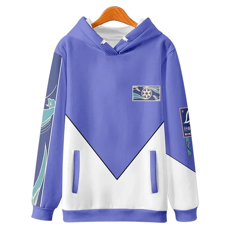 Genshin Impact Cosplay Hoodie, Rangers, Shaw, Pulver Com Capuz, Sportswear, Street Wear, Jackets, Harajuku Top, Novo