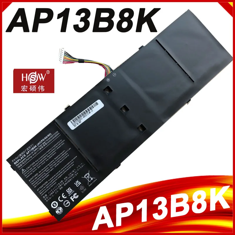 Laptop Battery AP13B3K for Acer Aspire V5 R7 V5-572G V5-573G V5-472G V5-473G  V5-552G M5-583P V5-572P R7-571 AP13B8K