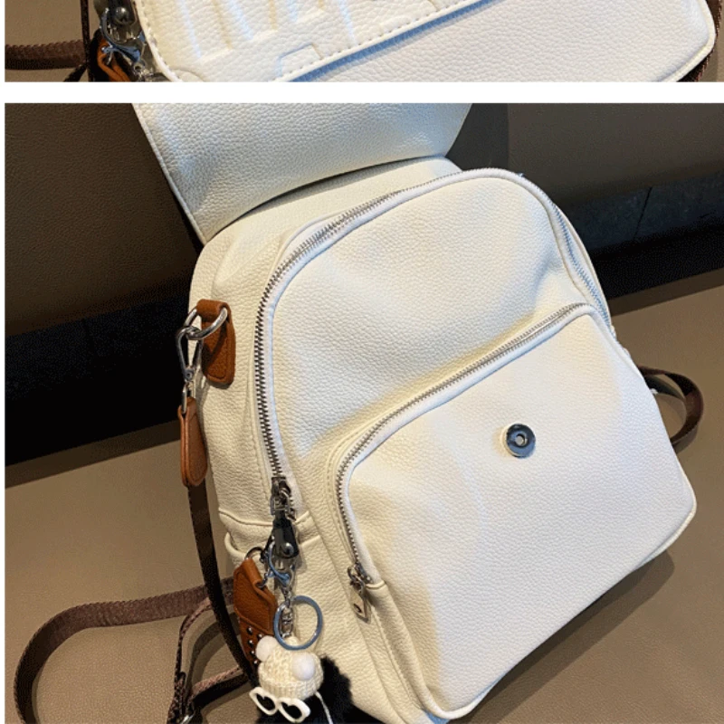 Designer Women Mini Backpack New Luxury Leather Bag. 