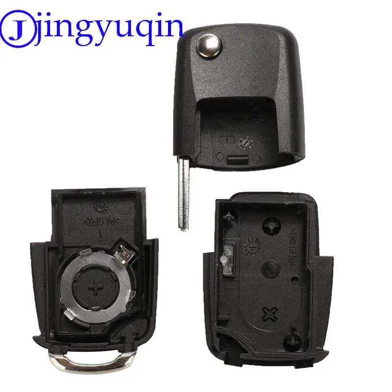 For VW Beetle Golf Passat Jetta Flip Key Car Remote Key Entry Transmitter Fob 315Mhz ID48 1J0959753AM 1J0959753DC jingyuqin