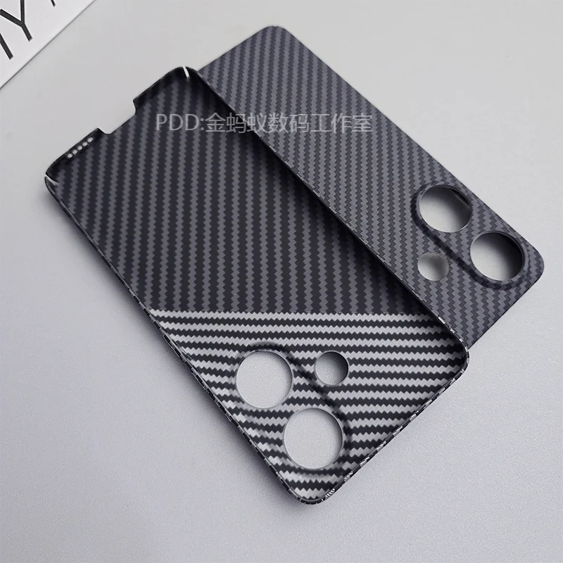 Sleek Carbon Fiber Matte Hard Cover - Ultra Thin, Shockproof Protection