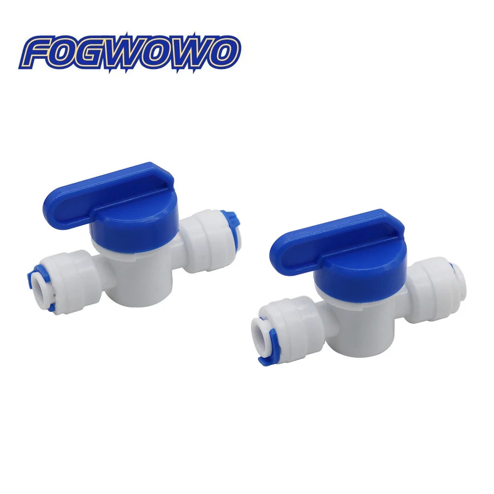 Quick Connect Valve 1/4 Inch 6.35mm Pipe Water Control Switch For Misting Fog System Irrigation