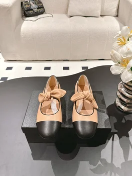 Luxury Brand Casual Shoes Ballet Flats Women's Flats Flat Shoes Stylish Commuter Shoes Hiking Shoes Sheepskin Upper Casual Flats
