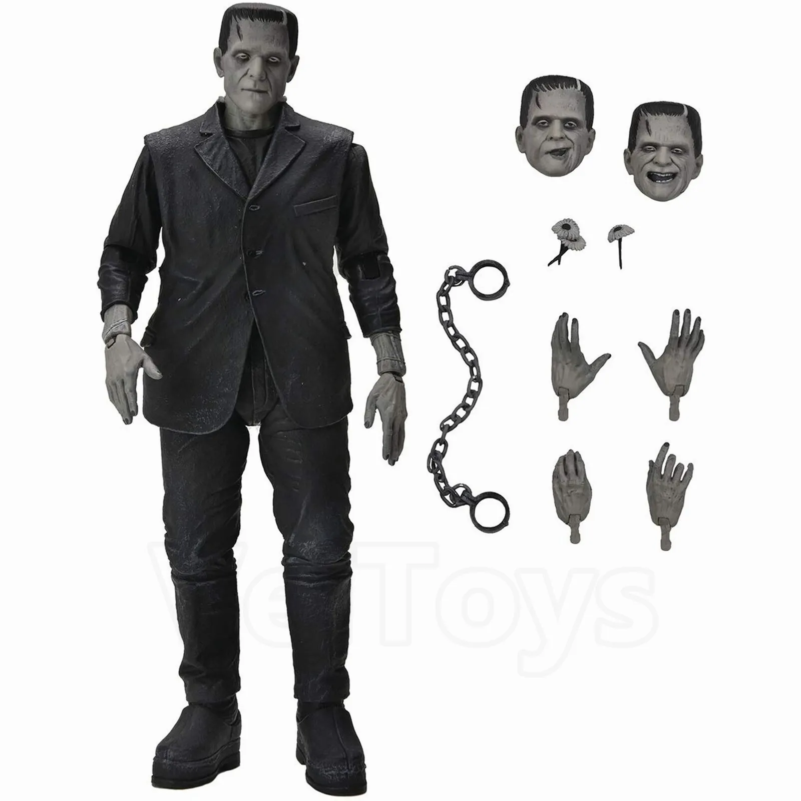 

Universal Monsters Frankenstein Ultimate Version Black & White 7" Scale Action Figure Original NECA Collection Toys Doll