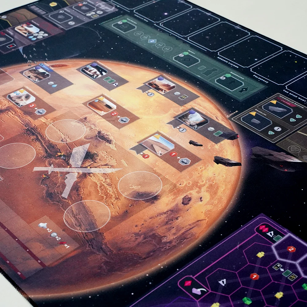 Board Game Playmat Dune Imperium Rise of IX Immortality Rubber 90CMx60cm