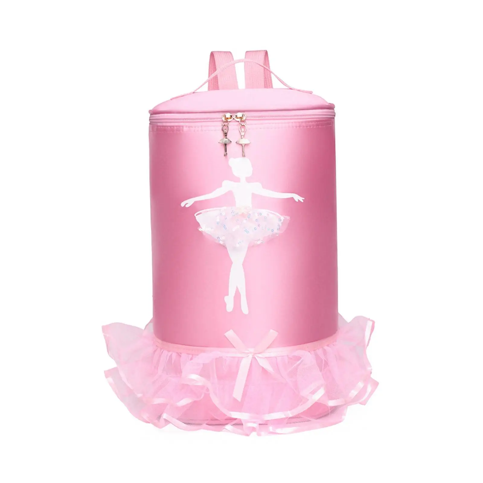 Pink Tutu Ballet Backpack for Girls Rucksack Kids Backpack Ballet Dance Bag for Gymnastics Ballet Classes Latin Dance Travel