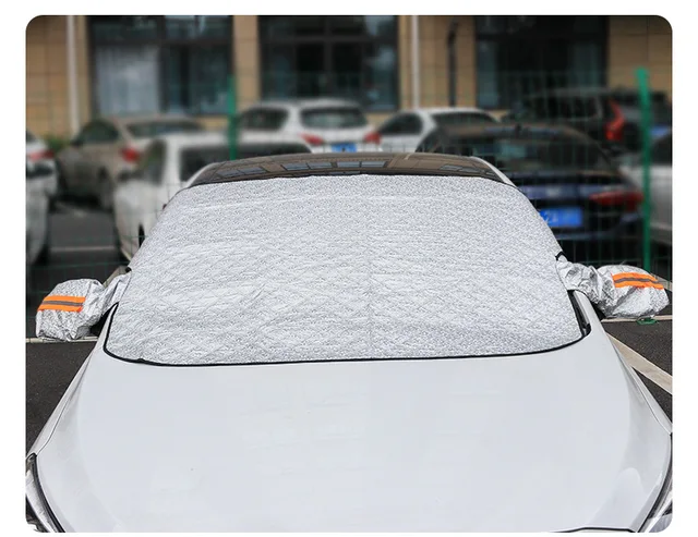 iZoeL Magnetische Frontscheibenabdeckung Auto Frontscheibe Frostschutz  Sonnenschutz Schneeschutz Windschutz Eisschutz Abdeckung für Standard Auto  (183 * 126CM) : : Auto & Motorrad