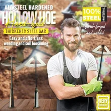 

Handheld Weeding Rake Steel Hardened Hollow Hoe Planting Vegetable Farm Garden Tools Patio Weeding Accessories Agriculture Tool