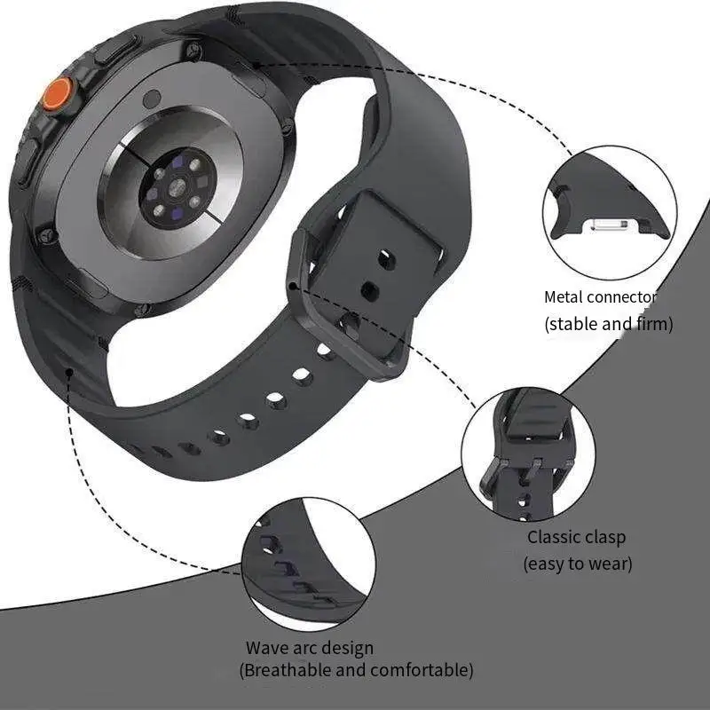 Premium Silicone Sports Watchband - Durable and Comfortable Wristband for Active Lifestyles