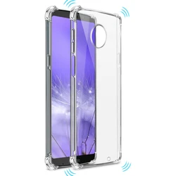 Shockproof Air Cushion Clear TPU Phone Case for Moto G6 Plus (Clear)