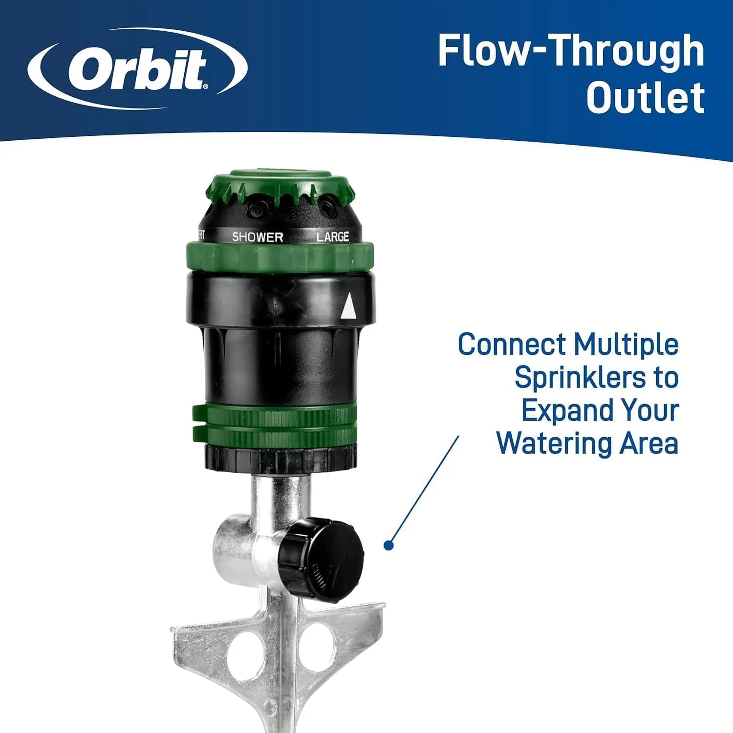 6-Pack Orbit 58573N H2O-6 Gear Drive Sprinkler