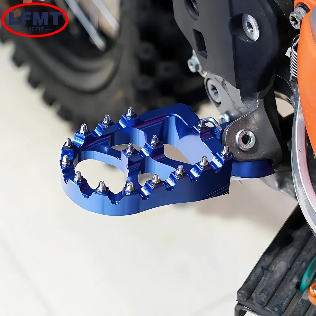 Motorcycle Footrests Motorcycle Foot Pedals Motorcycle CNC Foot pegs Foot Rests Pedals Yamaha YZ65 YZ85 YZ125 YZ250 YZ250F YZ450F YZ125X 250X YZ250FX 450FX WR250F 450F