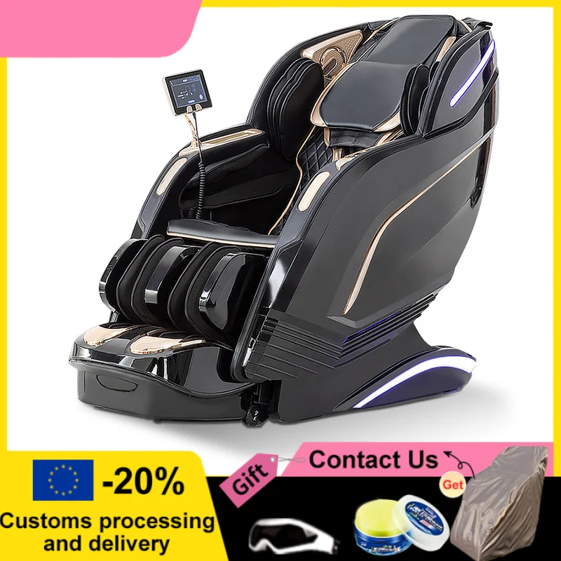 Jinkairui Home Zero Gravity Massage Chair Electric Recline Full Body Intelligent Touch Screen 4D Shiatsu Sofa Supercar Sesign