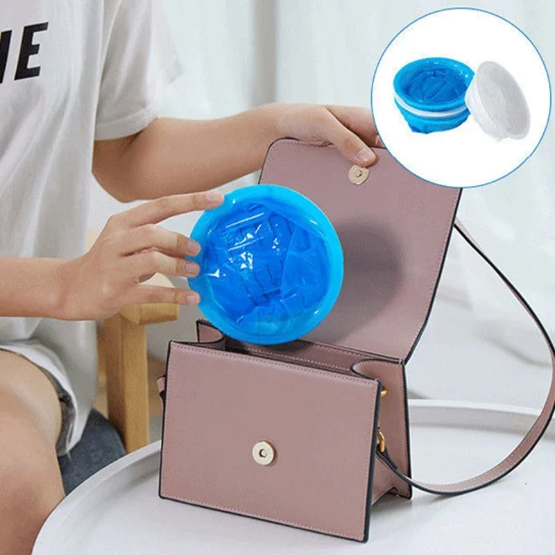 Disposable Sick Bags Travel Car Airplane Motion Sickness Nausea Vomit Cleaning Bag Blue Portable Sick Nets for Hospotal 2