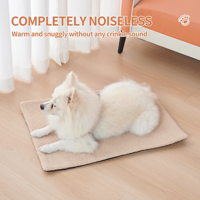 Self-Heating Pet Pads Blanket Puppy Pad Warm Cushion Mat for Cats Dogs Washable Pets with Thermal Body Heat Reflecting Core Pad 4