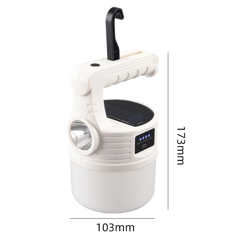 휴대용 태양광 LED 캠핑 라이트, 야외용 USB 충전식 전구, 텐트용 램프, 바베큐 하이킹용 비상 조명
