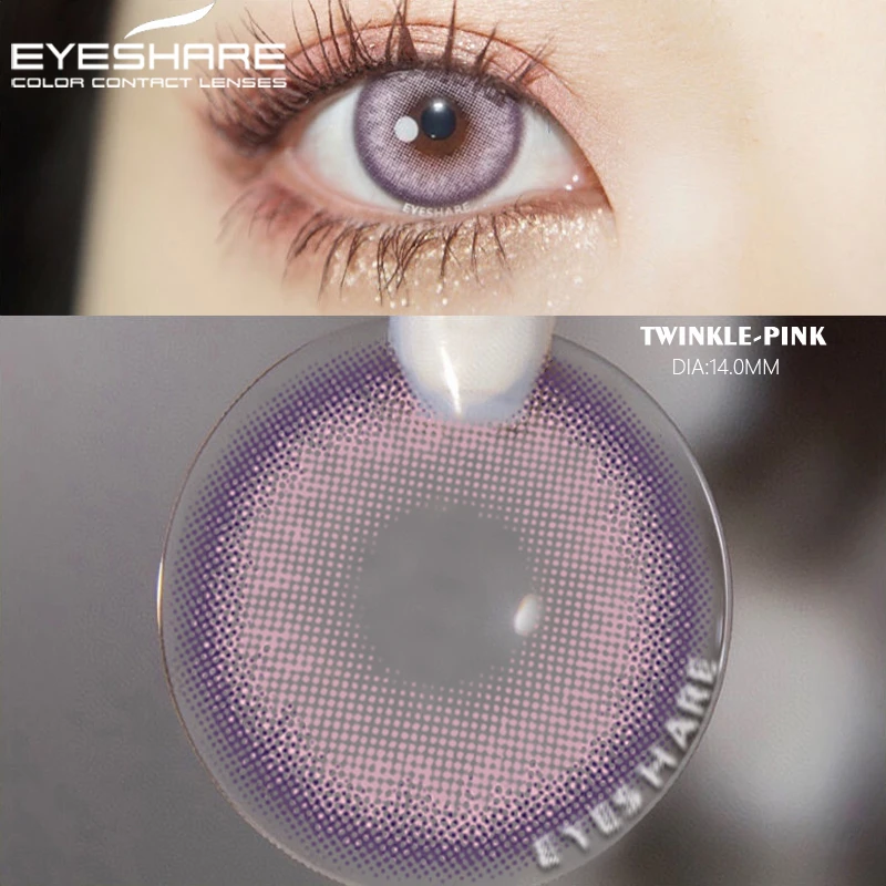 Cheap Eyeshare Yearly 1pair Colored Contact Lens For Eyes Twinkle