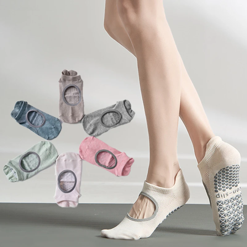 Yoga Socks Summer Women Cotton Silicone Non slip Pilates Grip Low ankle Sock AliExpress