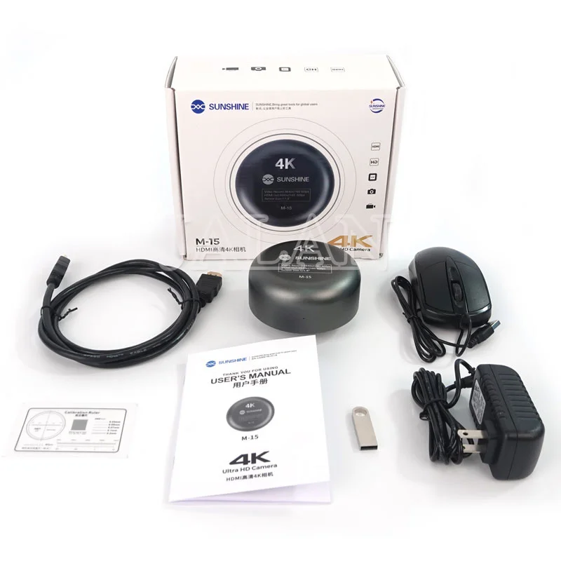 

Sunshine M-15 HDMI HD камера 1,8 дюйма 4K промышленный класс HDMI высокая четкость 60 кадров выход для тринокулярных микроскопов