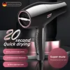 20 Second Fast Drying Hair Salon Hair Dryer, High-Speed Electric Turbine With Strong Airflow Suitable For Home Salon 2300W 3