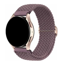 Universal Braided Loop Quick Release Strap - Elegant Wristband for 20mm (Smoky purple)
