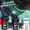 Car Windshield Repair Kit DIY Glue Quick Fix Car Glass Crack Repair Agent Chips Cracks Combined Repair for All Types of Glass 1