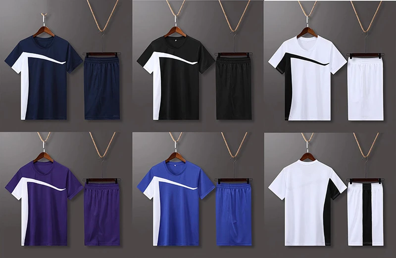 Men's Short Volleyball Jersey Suits Student Competition Team Training Uniforms Male Sportswear Print Name Number Logo