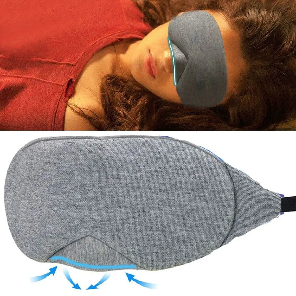 1 pezzo Maschera per gli occhi in peluche traspirante, maschera per gli