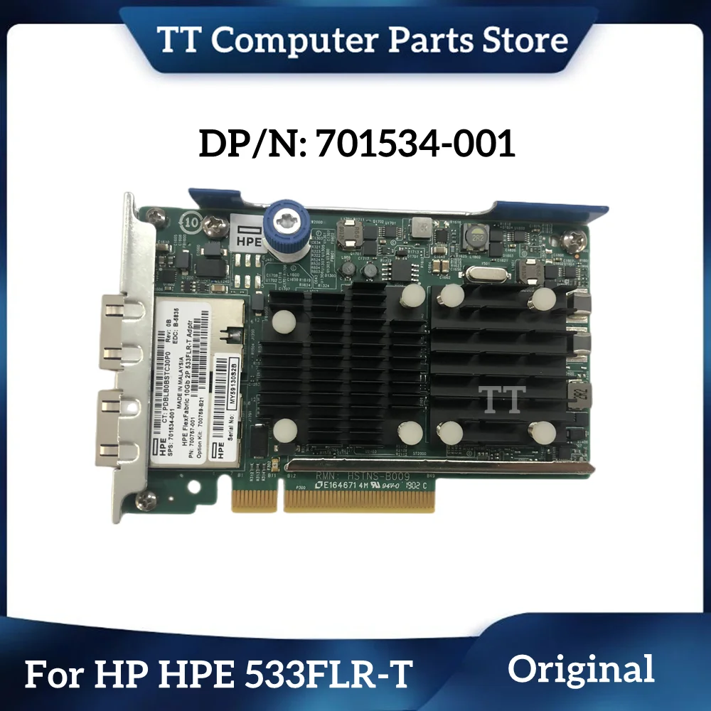 Adaptador Original tt para hp Hpe Flexfabric 10gb Portas 533flr-t 701534001 700757-001 700759-b21 Bcm957810 Navio Rápido