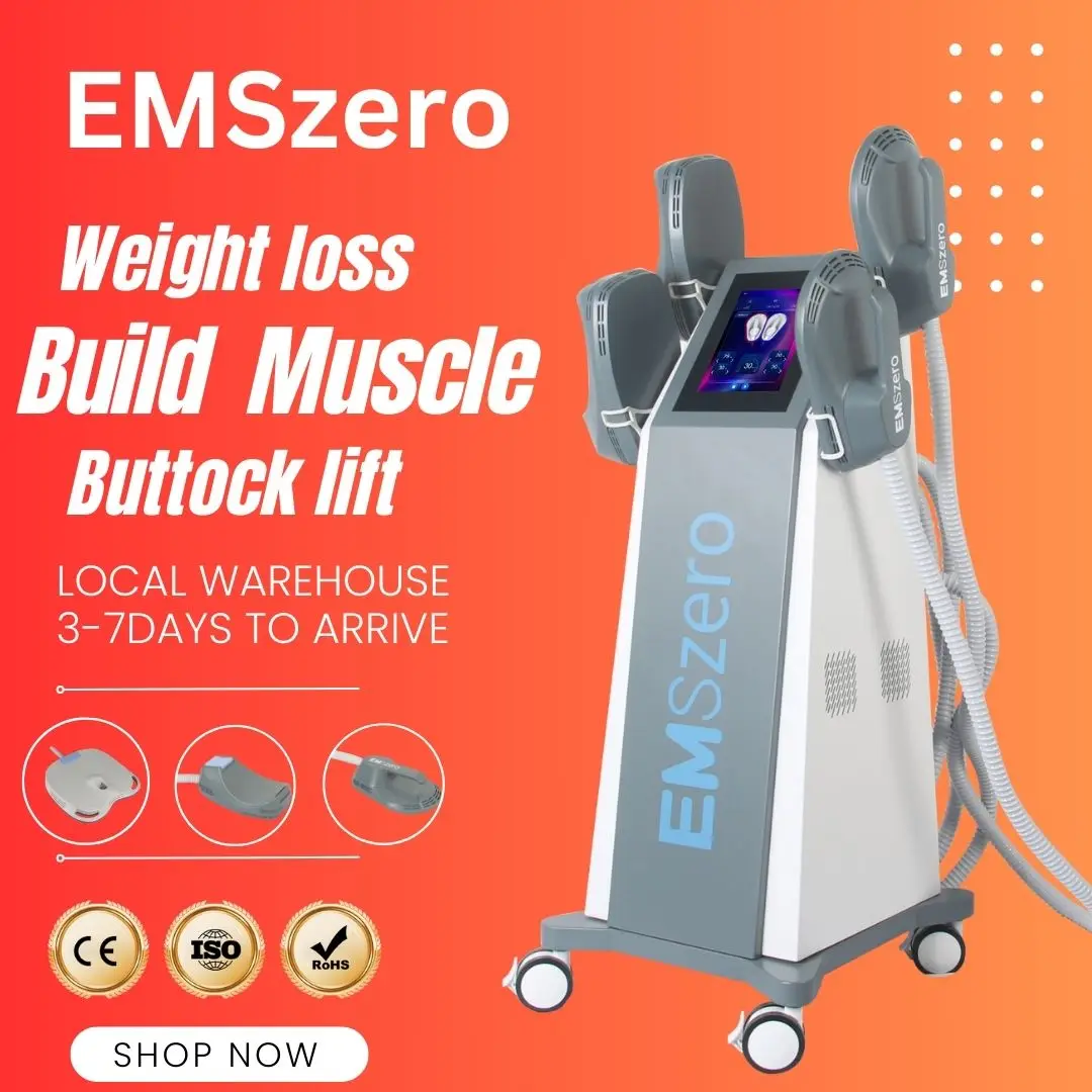 EMSzero EMS 15Tesla 6500W Muscle Buiding ABS Training Fat Removal Body Slimming Machine Butt Lifting Sculptor CE Body Sculpting