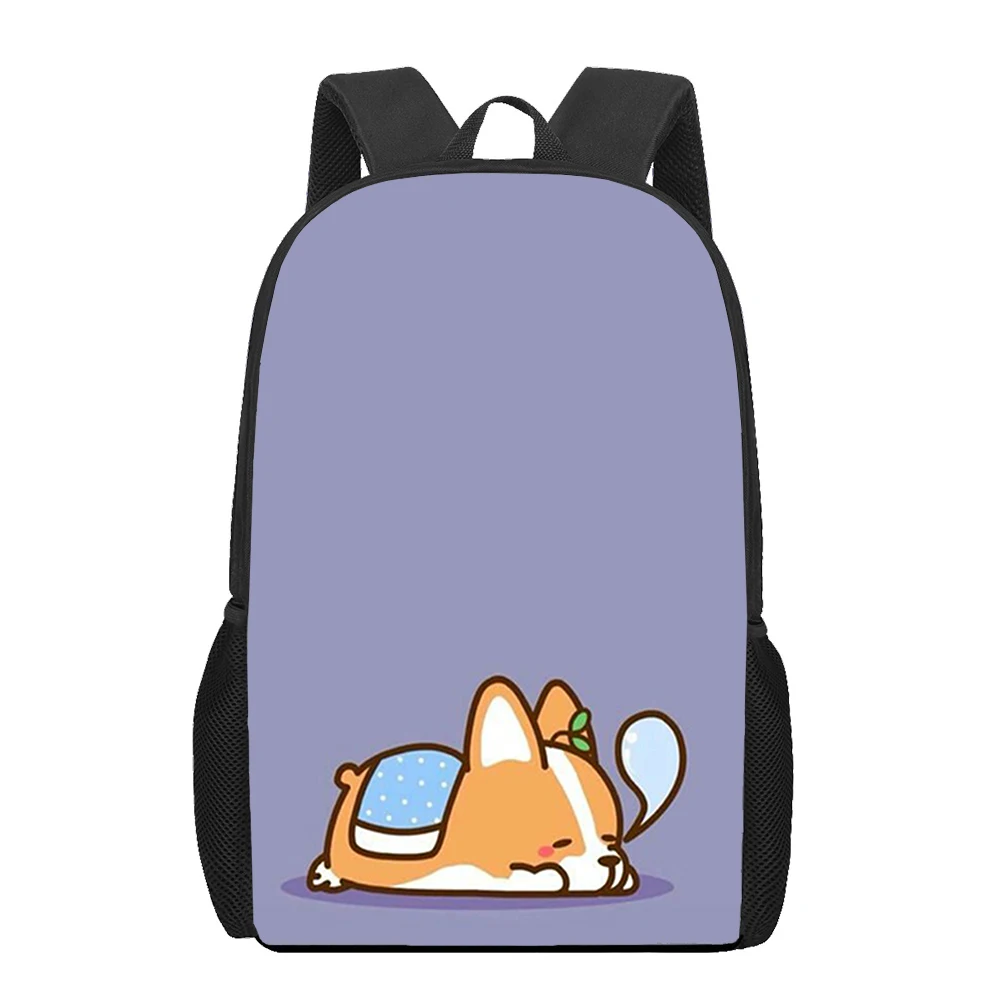 Cartoon puppy dog 3D Print School Bag Set for Teenager Girls Primary Kids Backpack Book Bags Children Satchel Mochila Infantil