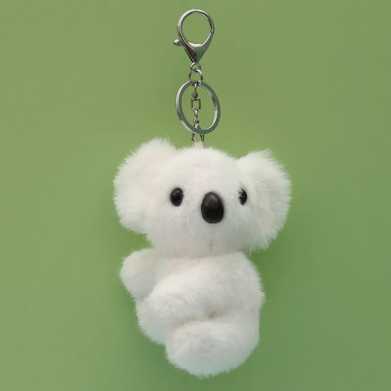 Cute Plush Koala Keychain Toy Stuffed Animal Koala Doll Toys Imitation  Rabbit Fur Fluffy Backpack Bag Pendant Plush Koala Gifts - AliExpress