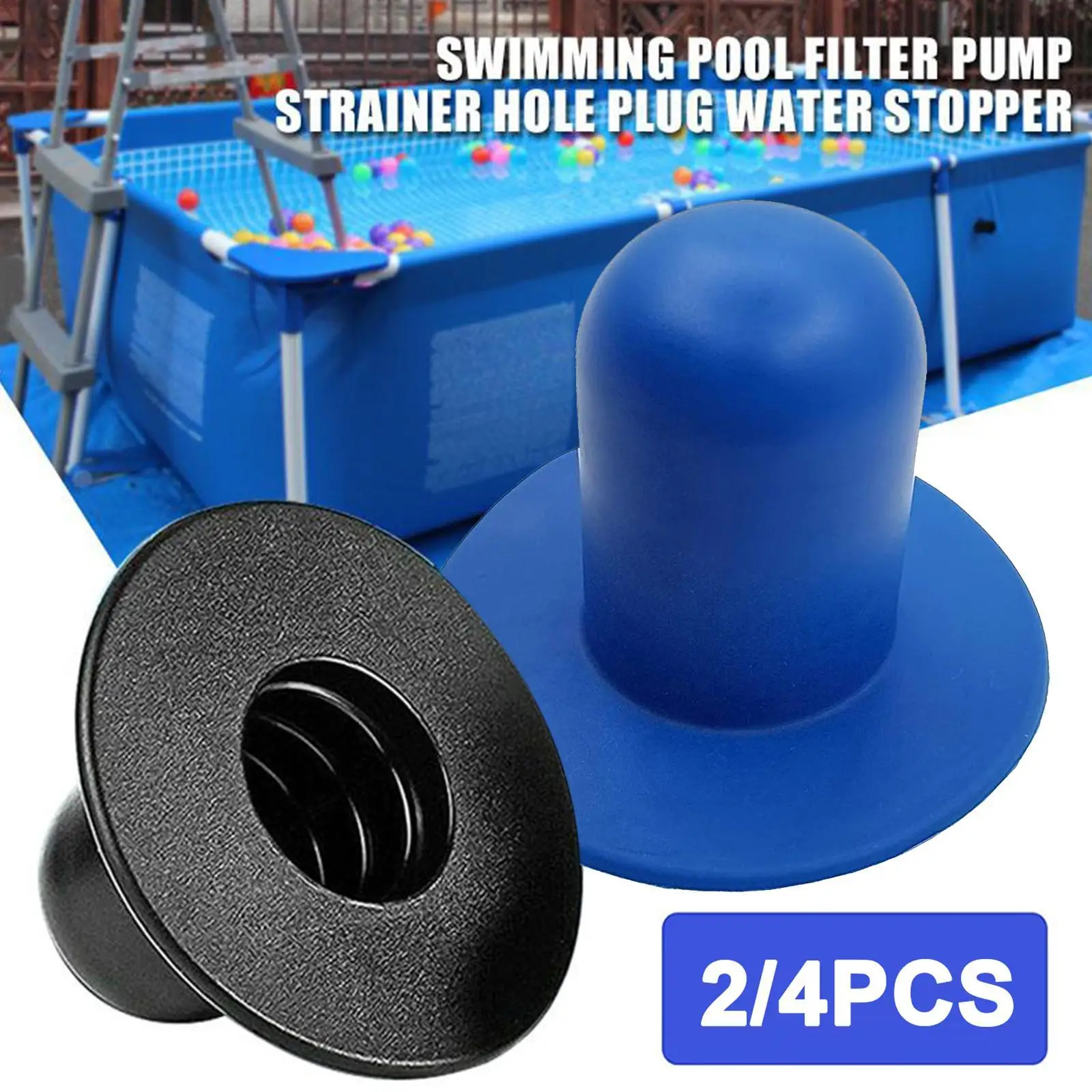 24pcsSwimmingPoolDrainPlugPumpStrainerHolePlugWaterStopper