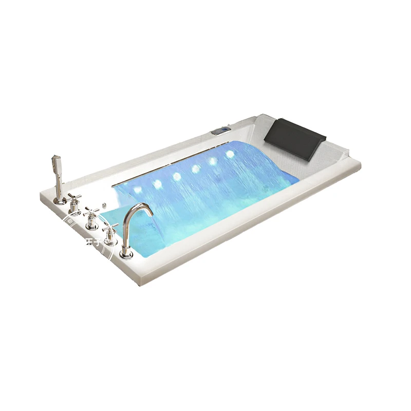 

Embedded surfing massage single acrylic bathtub basin constant temperature heating