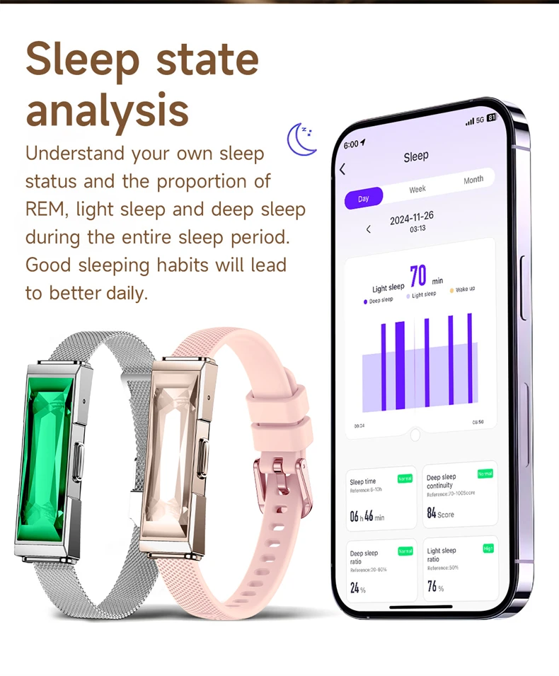 Lige Smart-armband Fitness-tracker Mit Herzfrequenz- Und Schlafmonitor_voghion.com