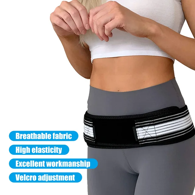110cm 120cm 140cm Sacroiliac SI Joint Hip Belt Lower Back Support-Hip Braces for Hip Pelvic Support Belt Sciatica Pelvis Lumbar 5