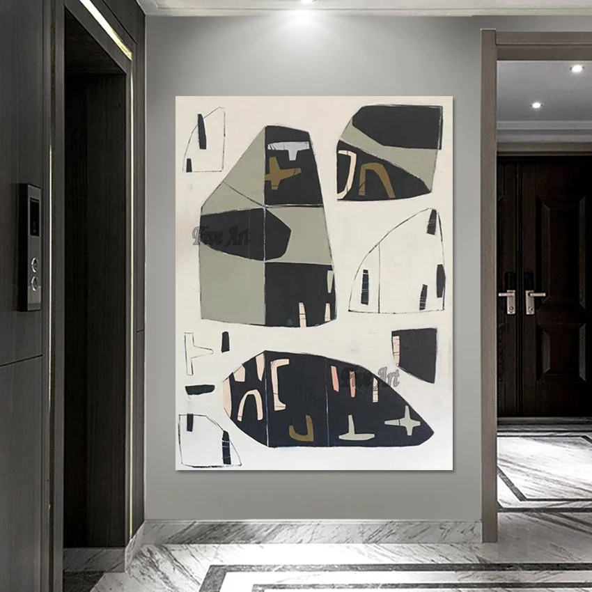 

Bedroom Wall Paint Design, Modern Handmade Abstract Oil Painting, Custom Aanvas Picture, Wholesale Home Decor Acrylic Artwork
