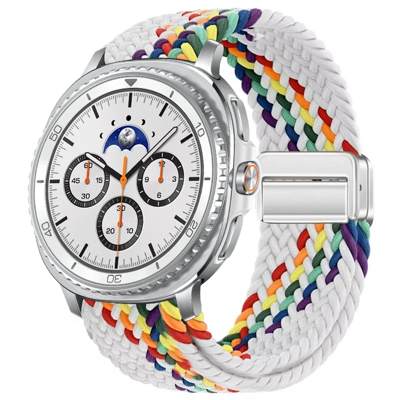 Braided Nylon Solo Loop Magnetic Sports Band Bracelet