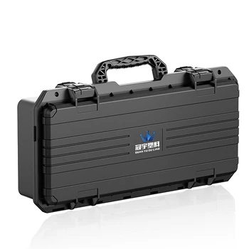 Valigetta per attrezzi multifunzionale Scatola di protezione di sicurezza in plastica Valigia per organizer per attrezzi durevole portatile impermeabile con strumenti da lavoro