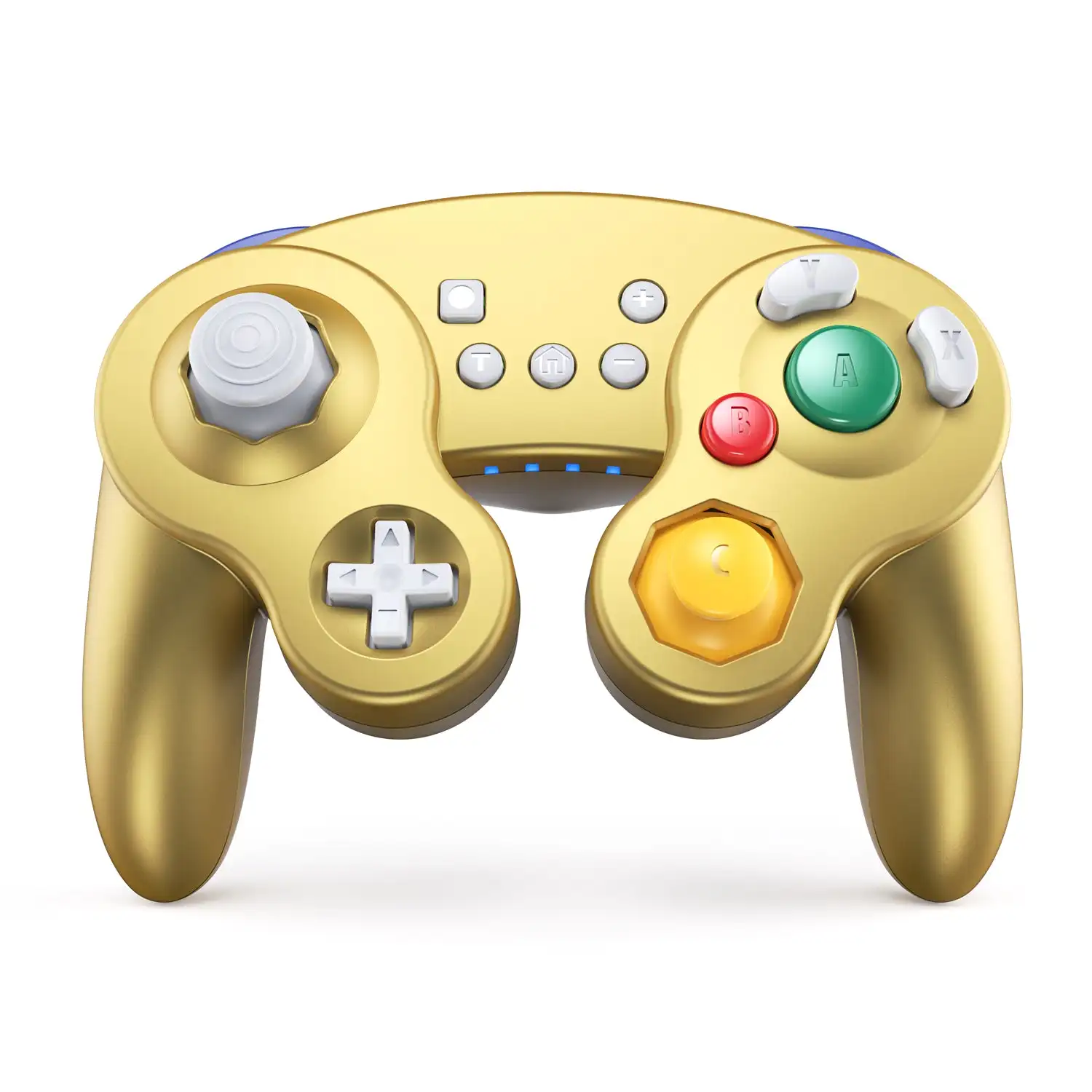 

Exlene Gamecube Switch Pro Controller for Nintendo Switch/Lite, Support Wake Up, Motion, Rumble, Turbo, Gold