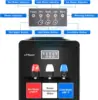 1 Water Dispenser with Built-in Ice Maker, Top Loading Water Cooler Dispenser for 3-5 Gallon Bottle with a Scoop, 3 Temps, Child 3