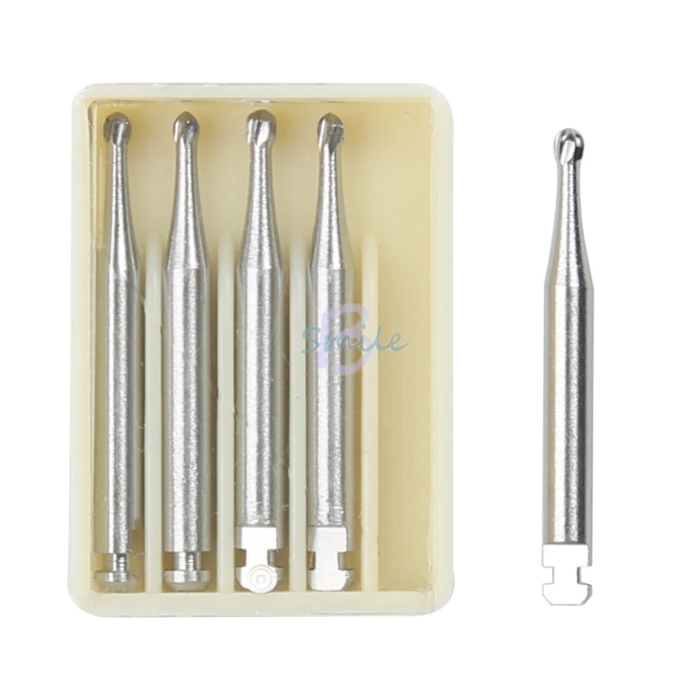 

durable Dental Tungsten Carbide Slow Speed Round Burs 5pcs/box RA Series For Dental Lab Clinic 2.35mm polishing Bur dental tool