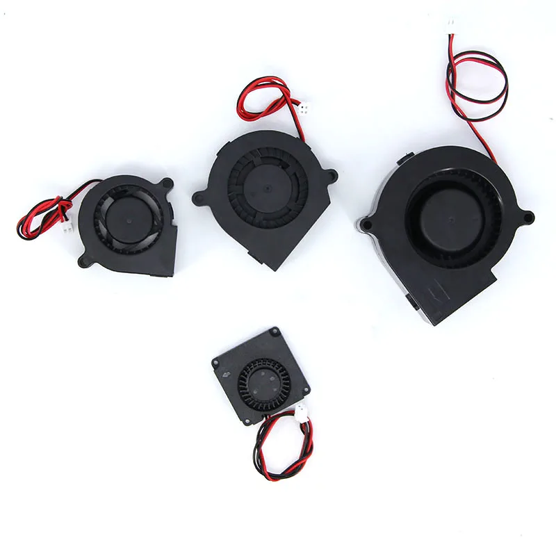Cooling fan 4010 5015mm 5020 6015 7530 With 2Pin XPH2.54 Wire DC 5V 12V 24V Multiple options for 3D Printer