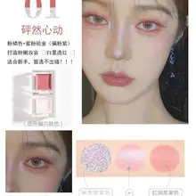  Fashion Highlighter Powder Spray High Gloss Glitter Powder Spray Shimmer Sparkle Powder Makeup for Face Body Highlight Makeup 