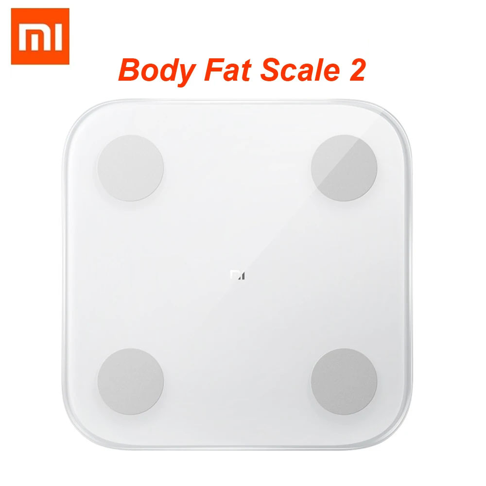 

100% Xiaomi Mi Scale 2 Smart Body Fat Scale Weight Scale 2 Bluetooth 5.0 APP Monitor LED Display Digital Body Composition Scale