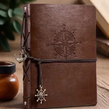 Vintage Anchor Leather Journal 1