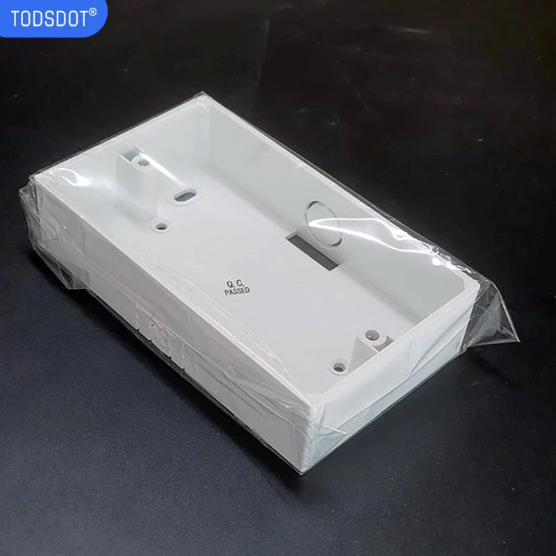 High Quality 146 x 86 x 35 mm Switch Socket Box White Black, Wall